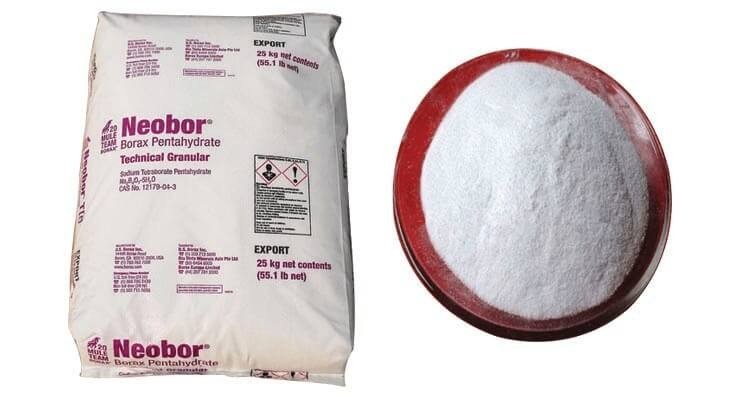 Borax pentahydrate 99%, Mỹ/Argentina, 25kg/bao