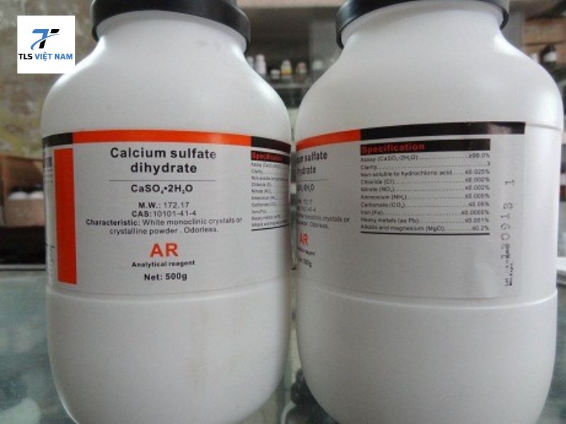 8 loại hóa chất cải tạo đất phổ biến trong nông nghiệp bền vững 4 Thạch cao (CaSO₄·2H₂O)